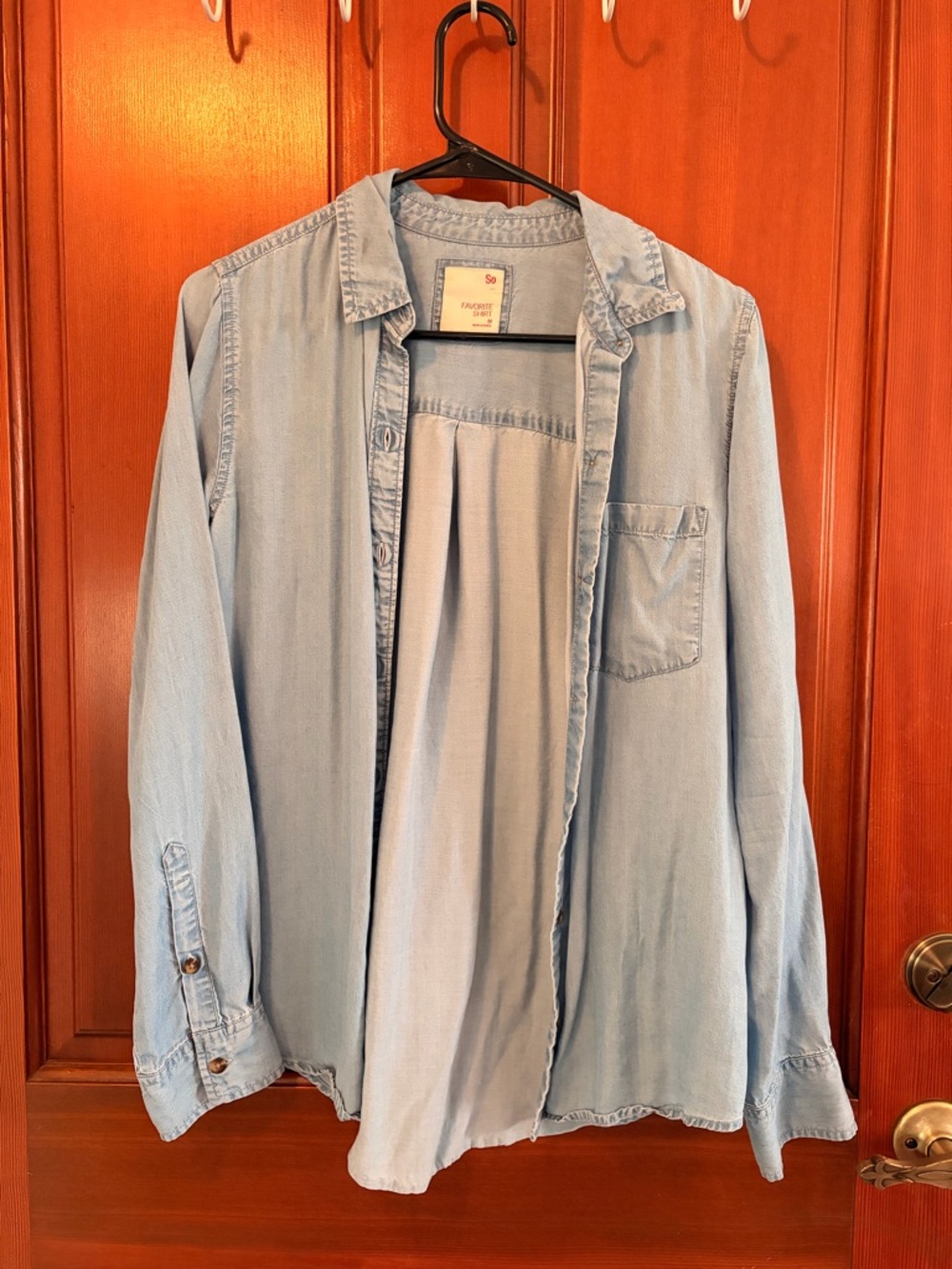 Denim Button-Down Shirt